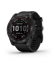 Garmin Fenix 7X  Sapphire,Solar  black DLC Ti with Black Band, GPS 010-02541-23
