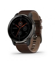  Garmin Venu 2 Plus сірий з  шкіряним ремінцем 010-02496-15