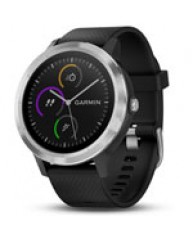 Официальные vivoactive 3 с черным силиконовым ремешком, stainless steel!