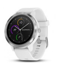 Официальные vivoactive 3 с белым силиконовым ремешком, stainless stee!